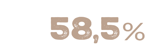 Seis departamentos agrupan el 58,5%